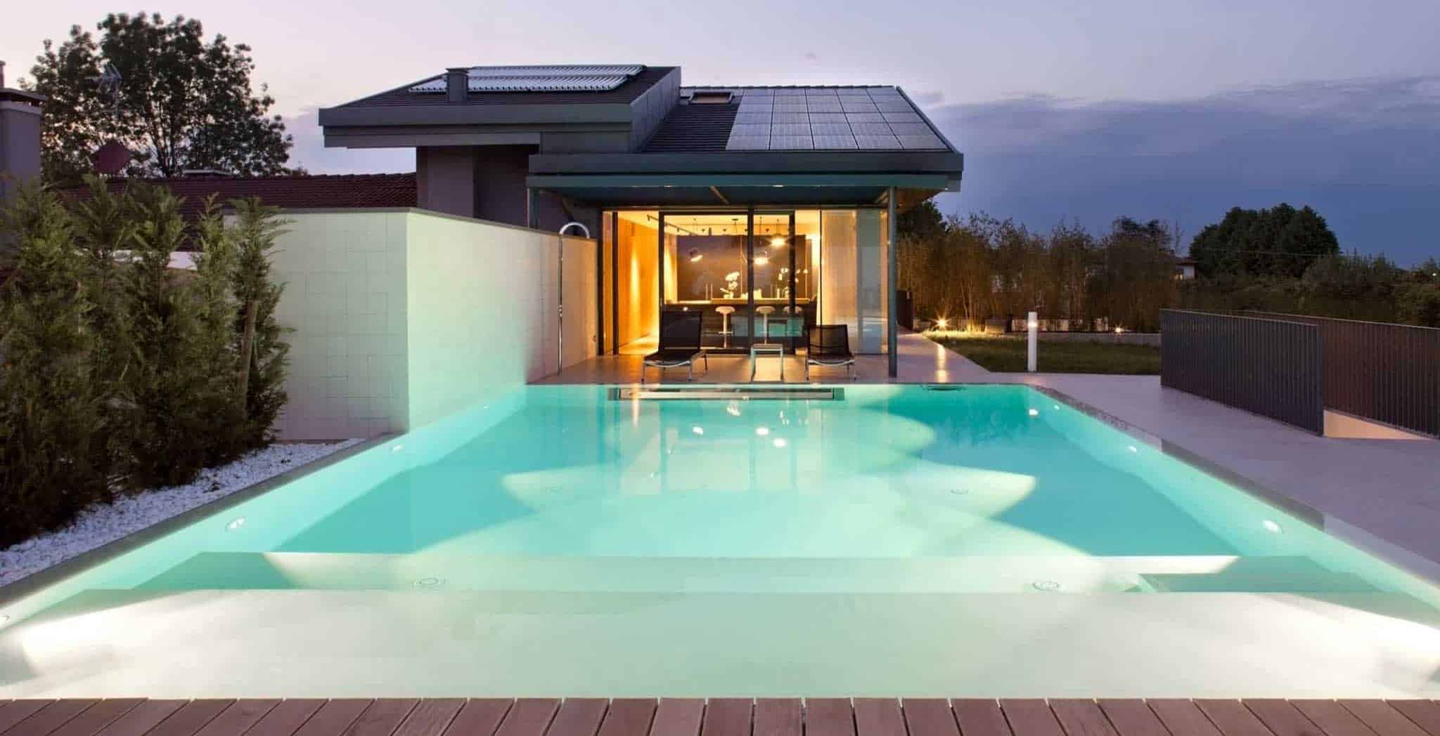 pisicna a sfioro Villa Rubin - Villa con piscina